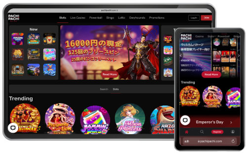 オンラインカジノ パチパチカジノ PachiPachi Casino 公式サイトスクショ